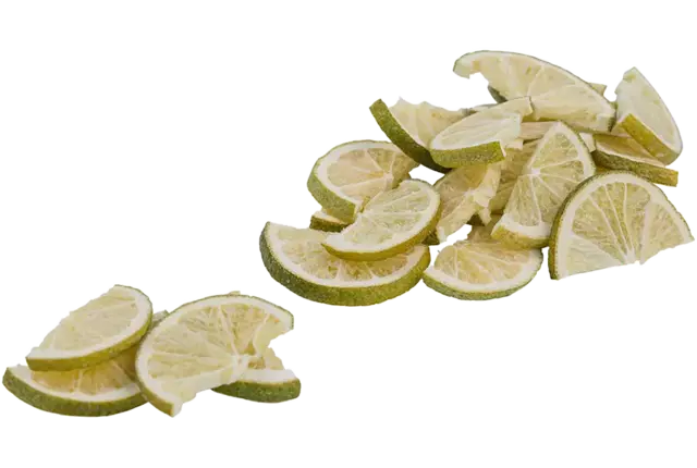 Limoen schijfjes gevriesdroogd 180gr stuk